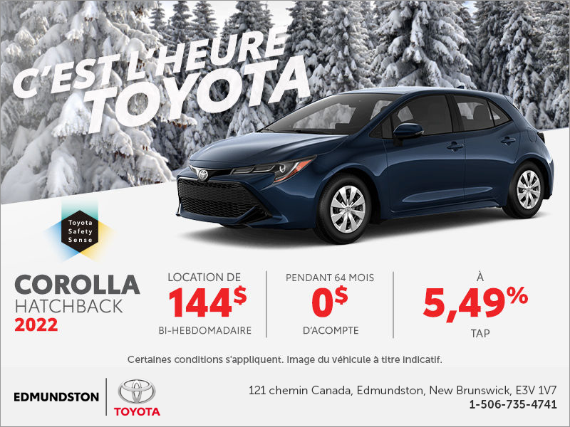 Toyota Corolla Hatchback 2022